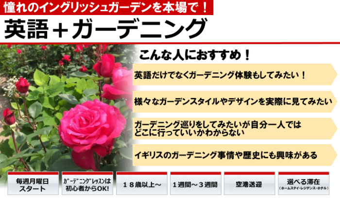 English and Gardening 英語とガーデニング