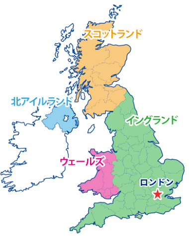 ロンドンの地図